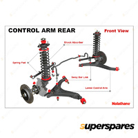 Nolathane Rear Control Arm kit for Holden Calais VP VR VS VT VX Calibra Caprice