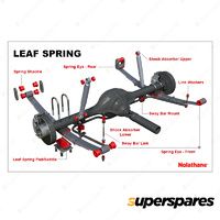 Rear Spring eye front bush for Mitsubishi MA-MD Pajero NA NB NC ND NE NF NG