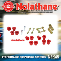 Nolathane Rear Spring Greasable Shackle and Bushing Kit for Mazda Bt-50 UN