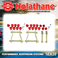 Nolathane Rear Spring Greasable Shackle and Bush Kit for Nissan Navara D22 NP300