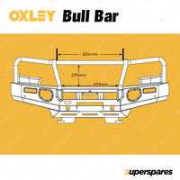 OXLEY Bull Bar Bumper Replacement Basic Fleet for Great Wall Cannon 12/19-On