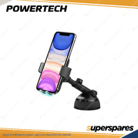 Powertech Phone Cradle with 15W Wireless fast Charger fits most vehicles