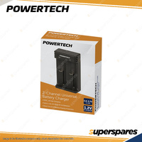 Powertech Dual Channel Li-ion/ Ni-MH Car Battery Charger 5VDC 1A Input Power