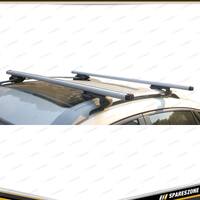 2Pc Loadmaster Lockable Roof Rack - for Vehicles with Roof Rails 120cm 59KG Load