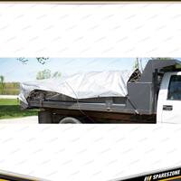 Loadmaster 180GSM Silver Tarp With Reinforced Corners - 4 x 6 Inch / 101 x 152mm