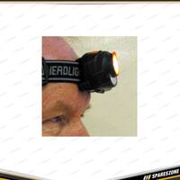 Motolite Head Lamp - with Auto Hands Free On/Off Control Tilt Bracket & Headband