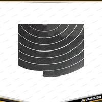 Pro-Kit Tape - Weather Strip Foam Black 6mm Wide x 6mm Tall x 2 Meters Long