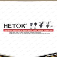 9 Pcs of PK Tool Hetok Hex Key Set with Ball Type End - Patented Bits Design