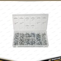 200 Pcs of PK Tool Washer Hex Head Self-Drilling Screw Assortment - In Case