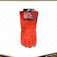 PK Tool Split Leather Welding Gloves - 35cm Long Protection from Burns & Heat