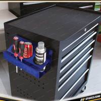 PK Tool Parts Tray - 300mm Magnetic Tool Box Mount with Can & Screwdriver Holder