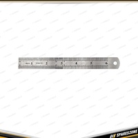 1 Piece of PK Tool 6 Inches 150mm Stainless Steel Ruler - Metric & SAE