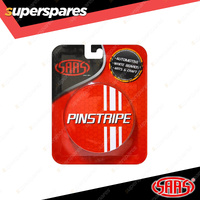 SAAS Triple Pinstripe Car Tape Decals Stickers Red 18mm x 10 Metres