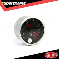 SAAS Tachometer Diesel 0-5K RPM Shiftlight 80mm Black Street Series