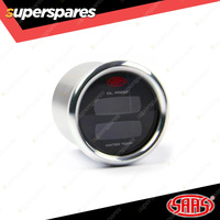 SAAS Dual Digital Gauge Oil Pressure and Water Temp Trax Series 12V