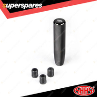 SAAS Billet Car Gear Stick Shift Knob - Black Chrome Finish 140mm Universal