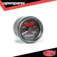 SAAS Electronic Oil Pressure Gauge 0-100psi 52mm Black Muscle Series