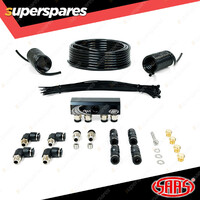 SAAS Diff Breather Kit 4 Port for Toyota Land Cruiser Hilux RAV 4 4 Runner 4WD