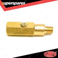 SAAS Oil Pressure Gauge Adapter 1/8 BSPT T-Piece Brass Sender SGA-230036