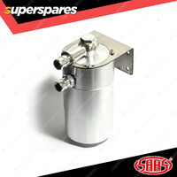 SAAS Oil Catch Tank Full Kit for Toyota Hilux KUN 3.0 05 - 15 Polished Aluminium