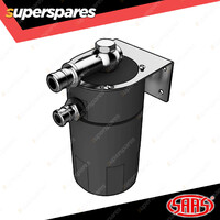 SAAS Oil Catch Tank 4X4 Baffled Black Billet 500ml Premium Quality