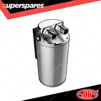 SAAS Oil Catch Tank Baffled Round Polished Billet 500ml Premium Quality