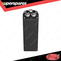 SAAS Oil Catch Tank Baffled Rectangle Black Billet 600ml Premium Quality