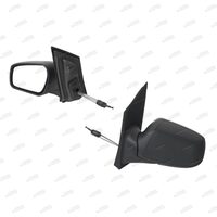 Superspares Left Manual Door Mirror for Ford Focus LS LT 01/2005-2.0/2009