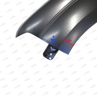 Left Guard for Nissan Navara D40 Spain Built No Flare Hole 12/2005-2015