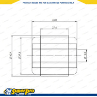 Superpro Rear Control Arm Upper Inner & Outer Bush Kit for Hyundai i30 CN7 21-On