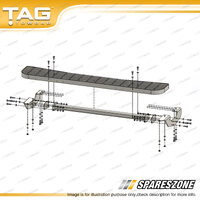 TAG Galvanised Rear Step Kit for Mitsubishi Express SN 1.6 2.0L Diesel Van FWD