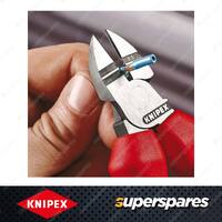 Knipex Diagonal Insulation Stripper with Long Cutter - Polished Head 160mm