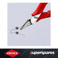 Knipex Electronics Plier - Length 115mm with Flat Wide Jaws Mirror Polished Head