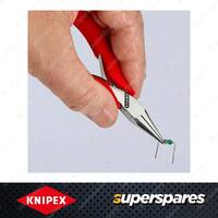 Knipex Electronics Plier - 115mm with Half-round Jaws & Plastic Coating Handle