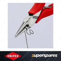 Knipex Electronics Plier - 115mm with Round Pointed Jaw & Plastic Coating Handle