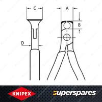 Knipex Electronics End Cutting Nipper - Length 115mm with Small Bevel