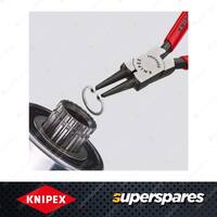 Knipex Internal Circlip Plier - 140mm Long Tips Dia 1.3mm Solid Style Pliers