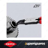 Knipex Circlip Pliers 45 Degree Bent - 180mm for Internal Circlips in Bore Holes