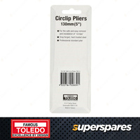 Toledo Circlip Plier - PVC Dipped Handle - Internal 90 tip 130mm 5" Length