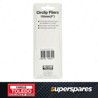 Toledo Circlip Plier - PVC Dipped Handle - External 90 130mm 5" Length