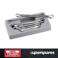 Toledo 6Pc of E-Star Spanner Set with Dual Head Double ended spanner 110mm-225mm