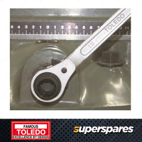 Toledo Dual Socket Metric Ratchet Podger - 14 x 15mm 230g 280mm Length