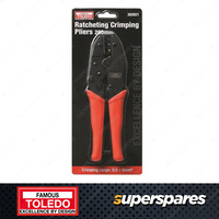 Toledo Ratcheting Crimping Pliers - for insulated terminal Standard 220mm Length