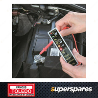 Toledo Battery & Alternator Voltage Tester 12 volt with LED Display