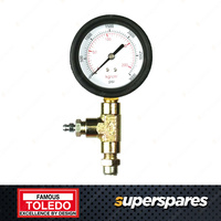 Toledo Universal Brake System Pressure Test Kit with 2 x 3000PSI Gauges