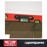 Toledo Magnetic Digital Box Level - Tilted LCD screen with LED backlight 600mm