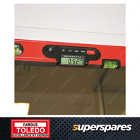 Toledo Magnetic Digital Box Level - Tilted LCD screen with LED backlight 1200mm