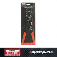 Toledo 280mm High Leverage Ratcheting Crimping Plier with PVC Dipped Handle