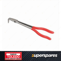 Toledo 3pc of Extra Long Nose Plier Set - 3 Tips of Straight 45 90