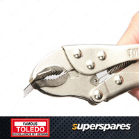 1 piece of Toledo Lock-Grip Plier - Curved Jaw Opening 38mm Length 180mm